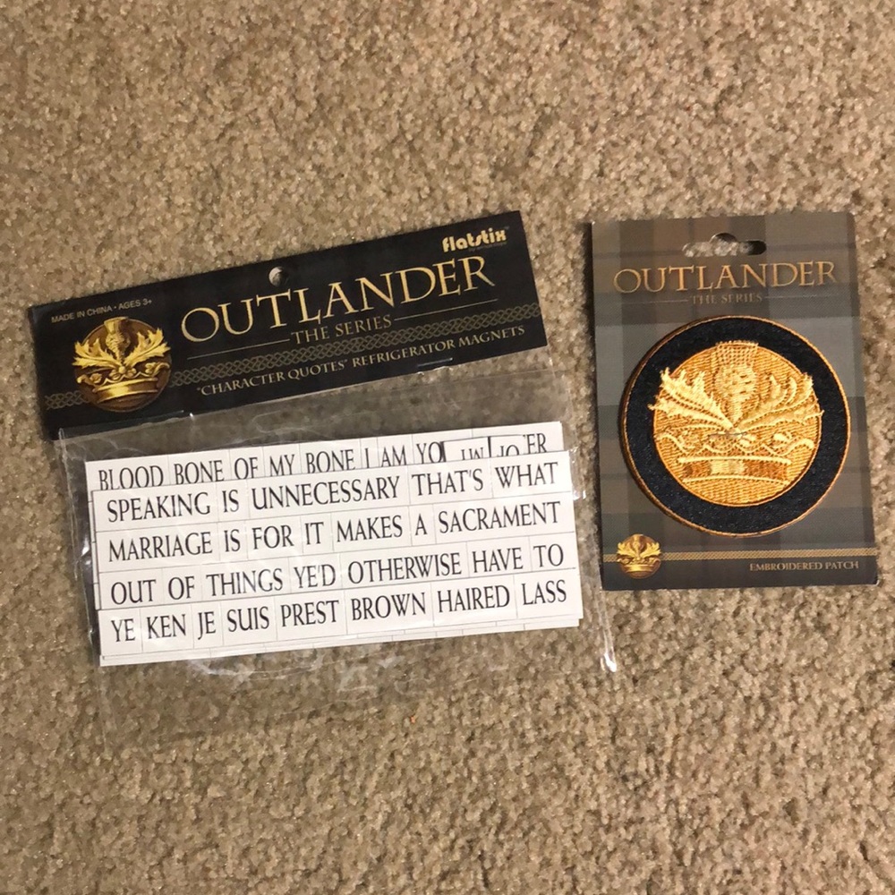 Outlander patch & magnets